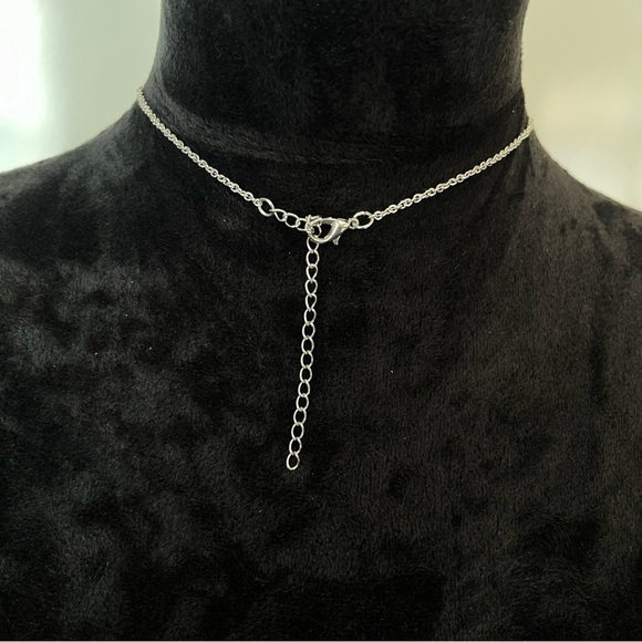 3 For $20! Chic Silver Toned Necklace with Glitter Vial Pendant - Picture 4 of 5